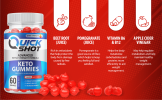 Quick Shot Keto Gummies; QuickShot ACV Gummie; Weight Loss Formula; 60 ct